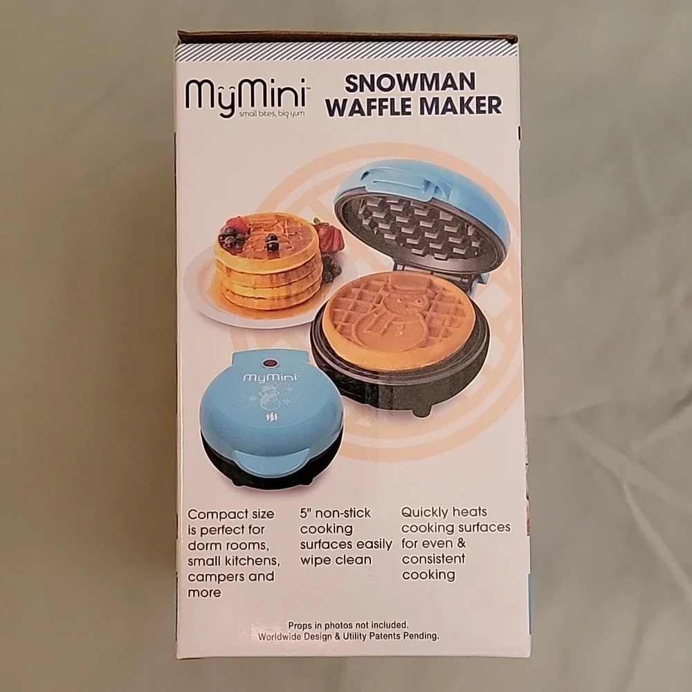 MyMini Snowman Waffle Maker, Limited Edition, 5